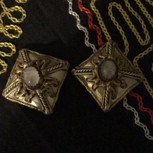 Hand made silver earrings